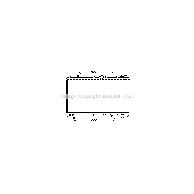 Radiateur, refroidissement du moteur AVA QUALITY COOLING HY2005
