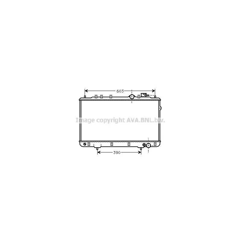 Radiateur, refroidissement du moteur AVA QUALITY COOLING HY2022