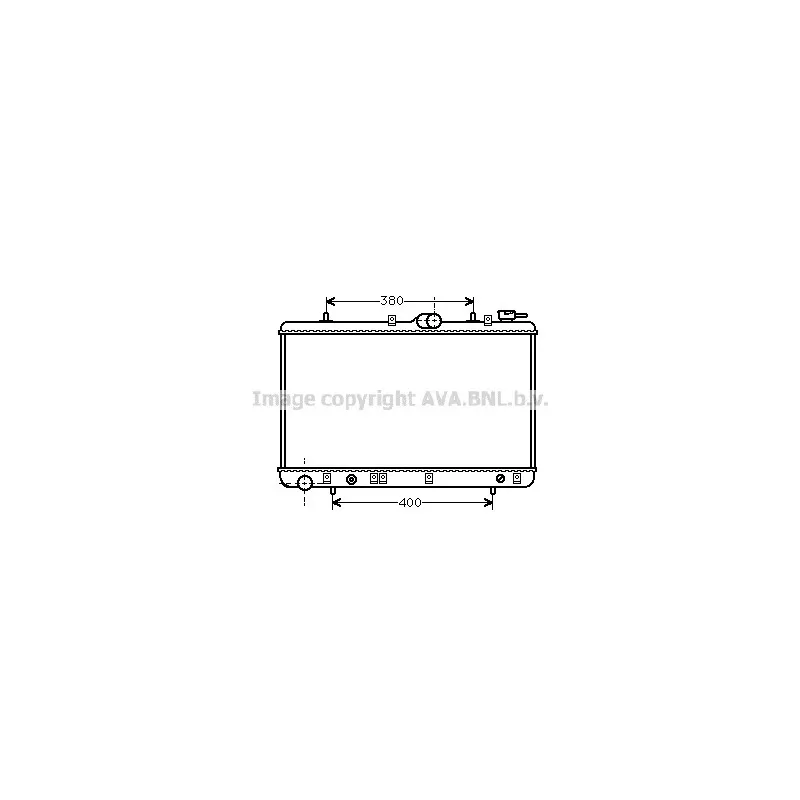 Radiateur, refroidissement du moteur AVA QUALITY COOLING HY2029