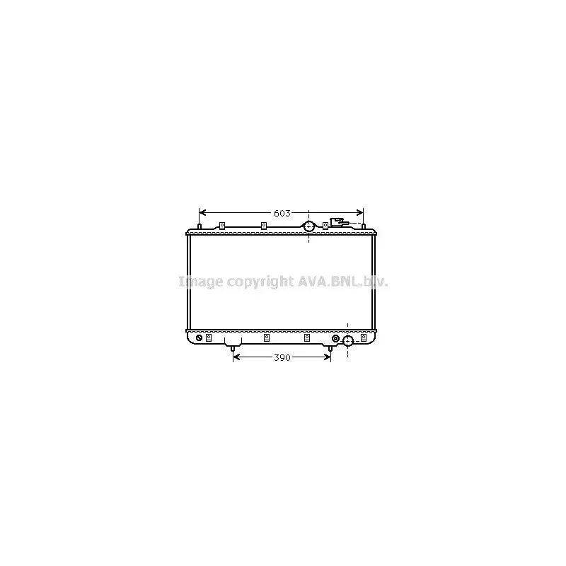 Radiateur, refroidissement du moteur AVA QUALITY COOLING HY2031