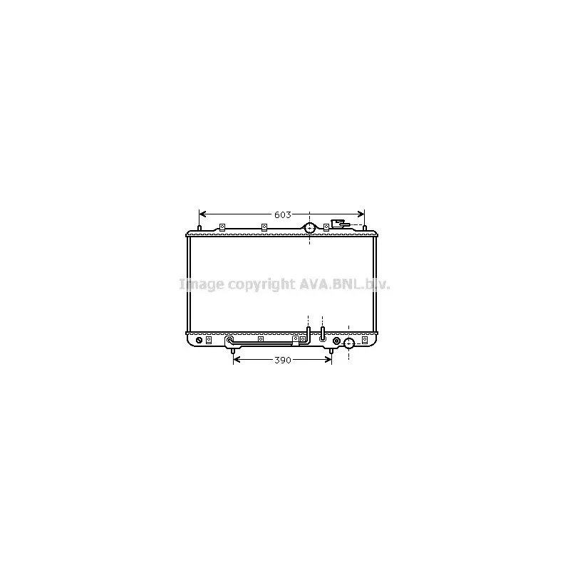 Radiateur, refroidissement du moteur AVA QUALITY COOLING HY2032