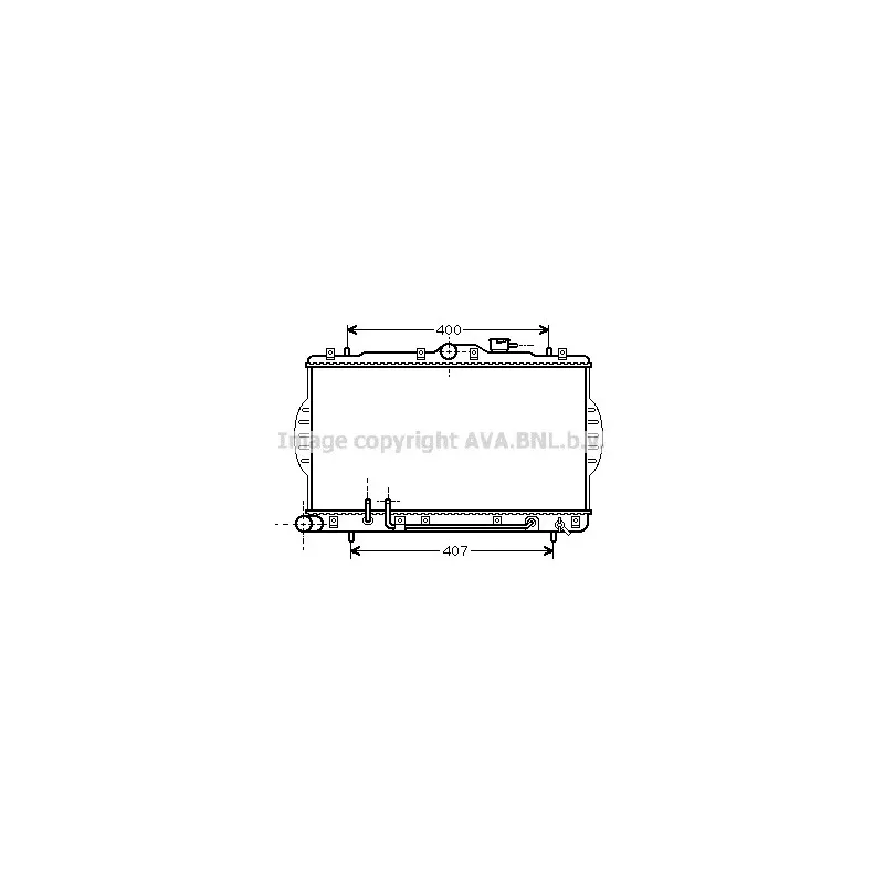 Radiateur, refroidissement du moteur AVA QUALITY COOLING HY2034