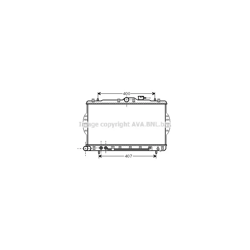 Radiateur, refroidissement du moteur AVA QUALITY COOLING HY2048