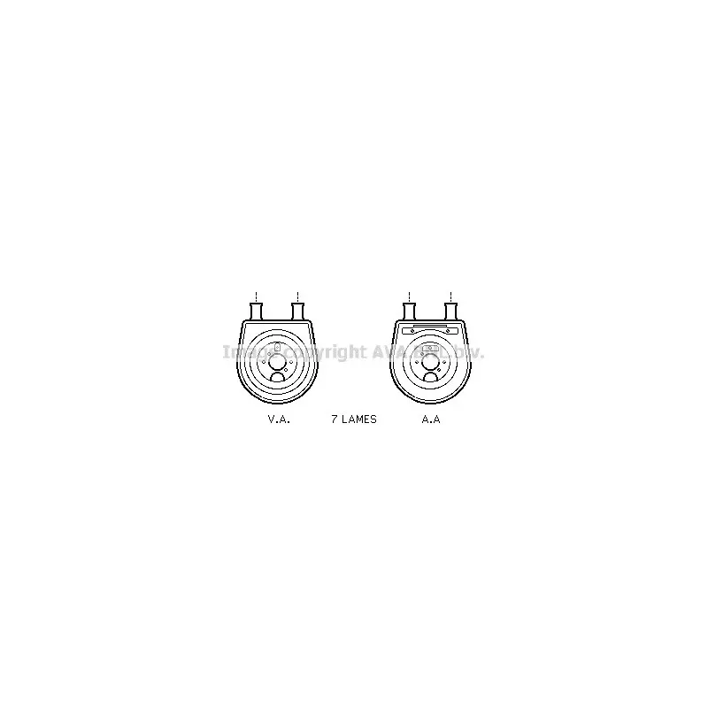 Radiateur d'huile AVA QUALITY COOLING HY3154