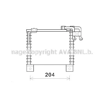 Radiateur d'huile AVA QUALITY COOLING
