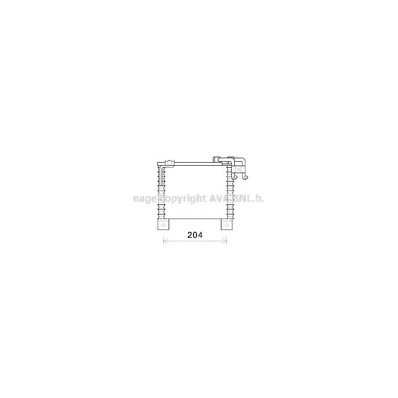 Radiateur d'huile AVA QUALITY COOLING HY3329