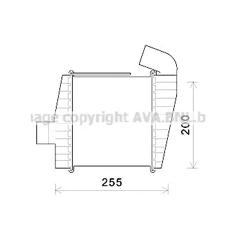 Intercooler, échangeur AVA QUALITY COOLING