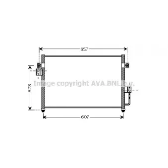 Condenseur, climatisation AVA QUALITY COOLING HY5134
