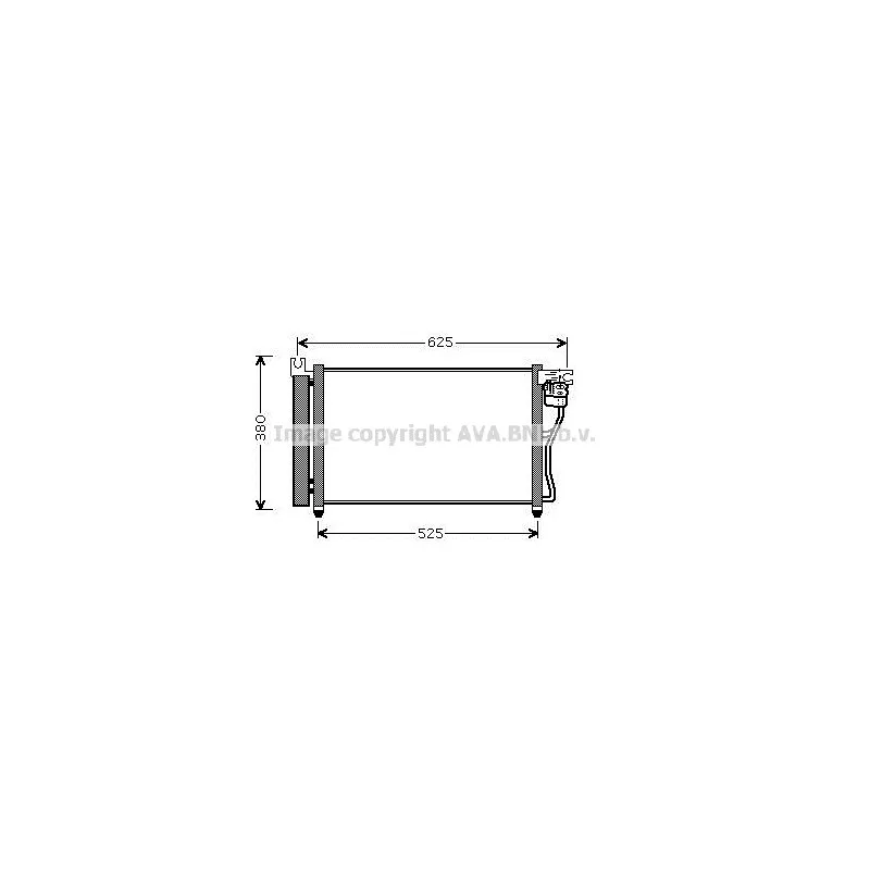Condenseur, climatisation AVA QUALITY COOLING HY5164D