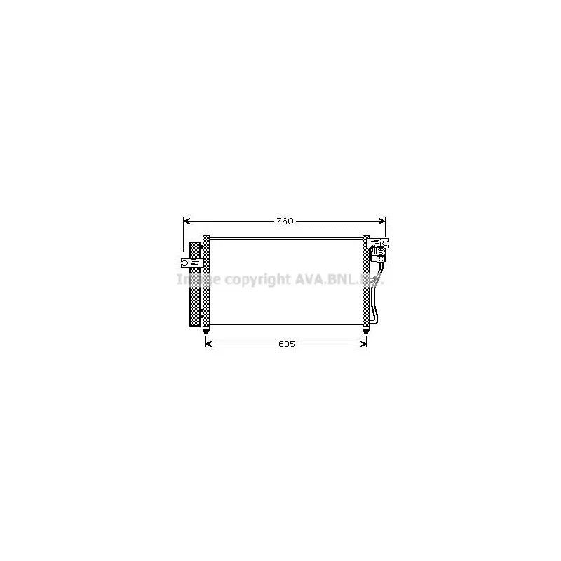 Condenseur, climatisation AVA QUALITY COOLING HY5178D