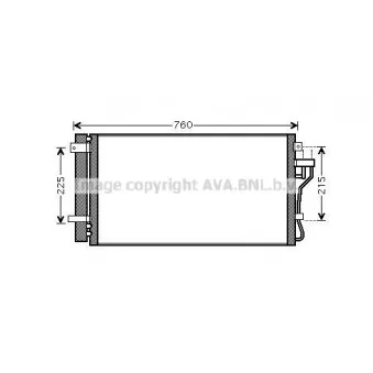 Condenseur, climatisation AVA QUALITY COOLING HY5190D