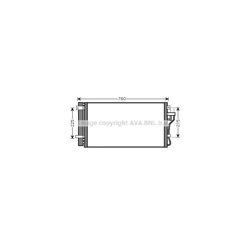 Condenseur, climatisation AVA QUALITY COOLING HY5190D