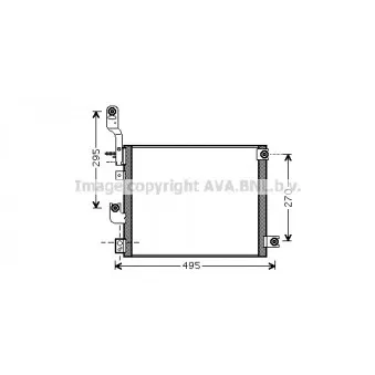 Condenseur, climatisation AVA QUALITY COOLING HY5194