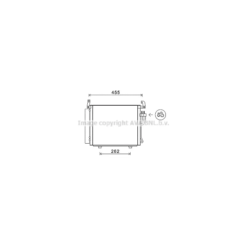 Condenseur, climatisation AVA QUALITY COOLING HY5241D
