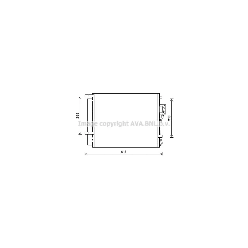 Condenseur, climatisation AVA QUALITY COOLING HY5310D