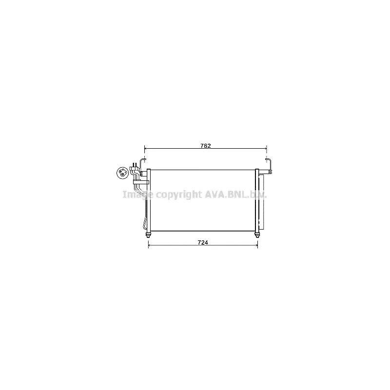 Condenseur, climatisation AVA QUALITY COOLING HY5315D