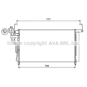 Condenseur, climatisation AVA QUALITY COOLING HY5347D