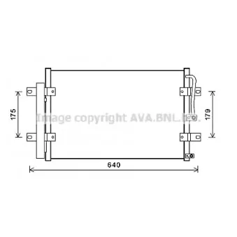 Condenseur, climatisation AVA QUALITY COOLING HY5361