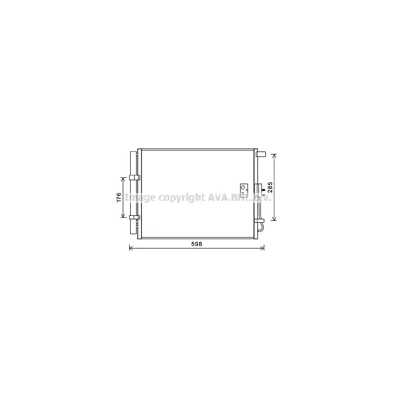 Condenseur, climatisation AVA QUALITY COOLING HY5373D
