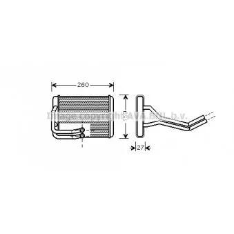 Système de chauffage AVA QUALITY COOLING HY6122