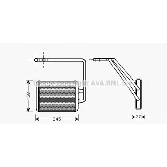 Système de chauffage AVA QUALITY COOLING HY6141