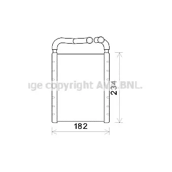 Système de chauffage AVA QUALITY COOLING HY6356