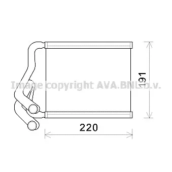 Système de chauffage AVA QUALITY COOLING HY6380