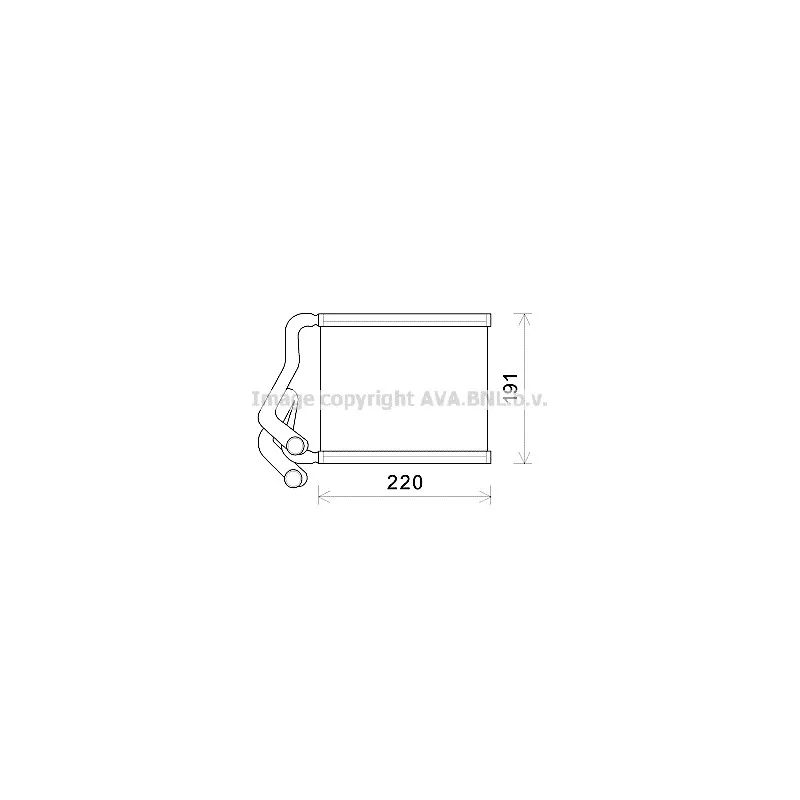 Système de chauffage AVA QUALITY COOLING HY6380