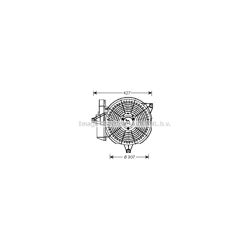 Ventilateur, refroidissement du moteur AVA QUALITY COOLING HY7515