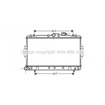 Radiateur, refroidissement du moteur AVA QUALITY COOLING HYA2047