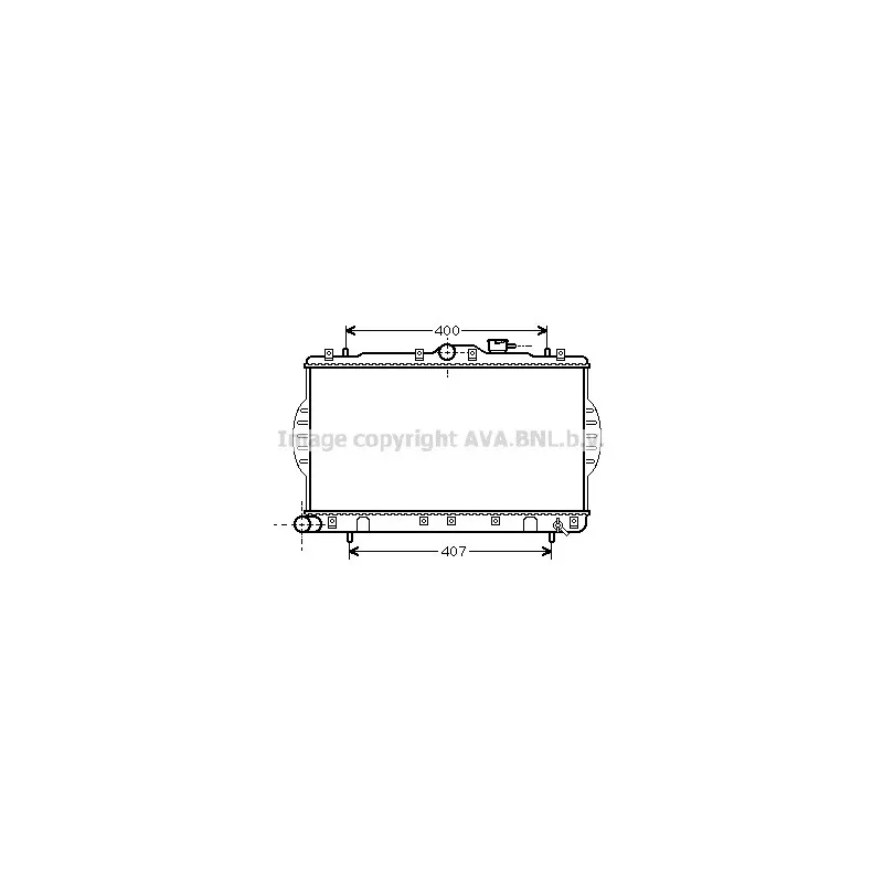 Radiateur, refroidissement du moteur AVA QUALITY COOLING HYA2047