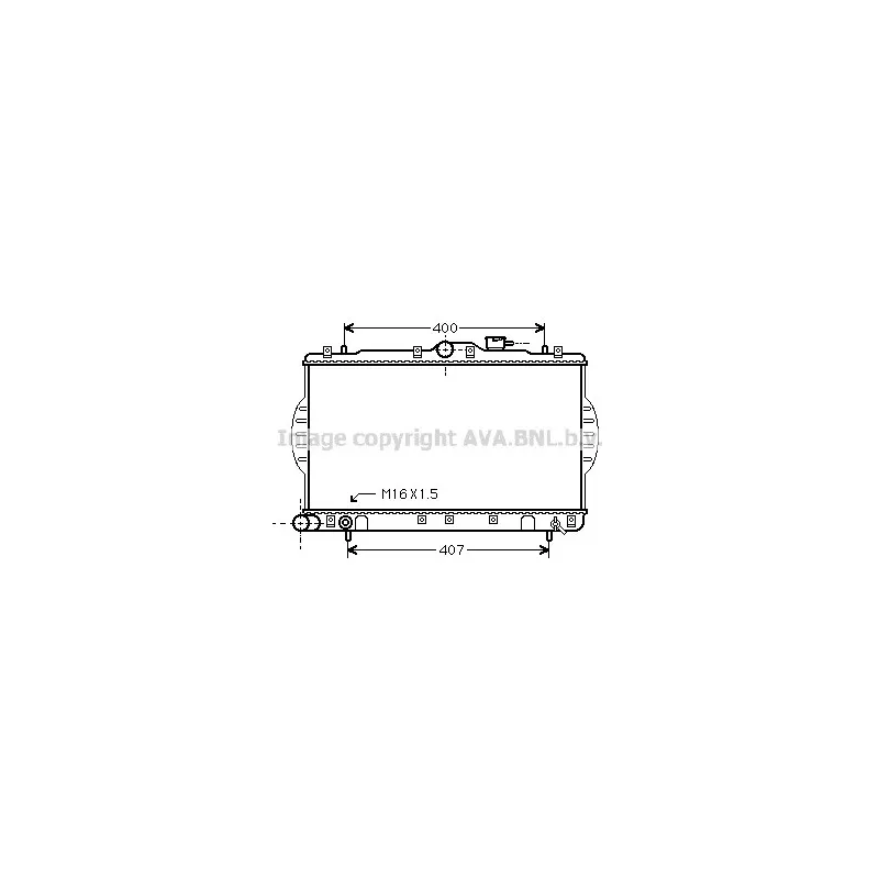 Radiateur, refroidissement du moteur AVA QUALITY COOLING HYA2088
