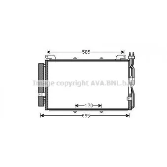 Condenseur, climatisation AVA QUALITY COOLING HYA5220D