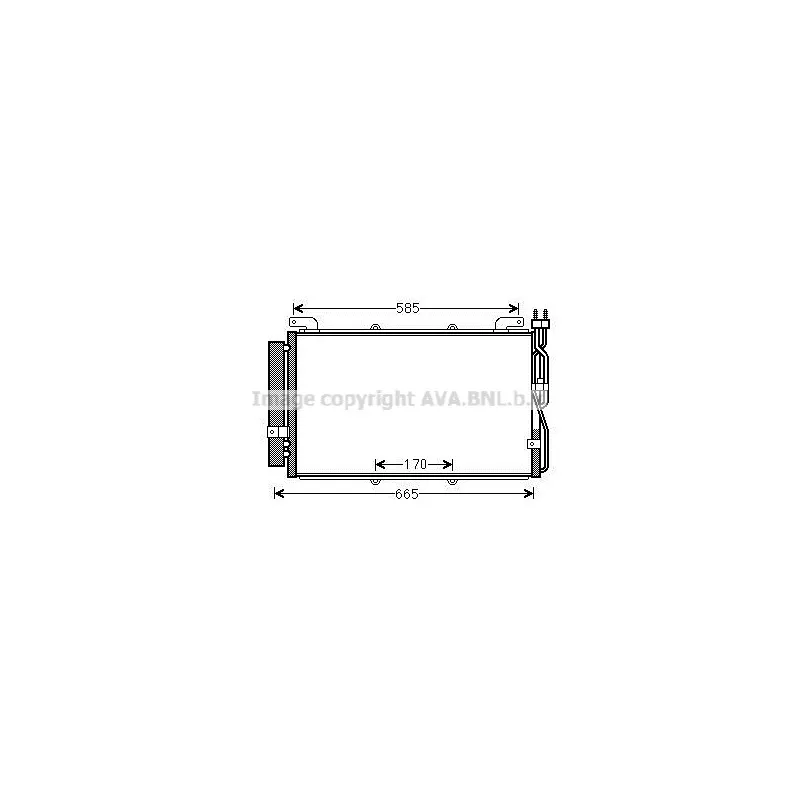Condenseur, climatisation AVA QUALITY COOLING HYA5220D