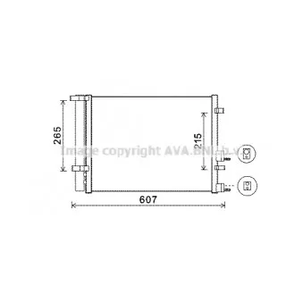 Condenseur, climatisation AVA QUALITY COOLING HYA5244D