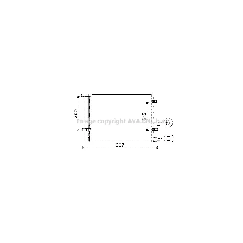 Condenseur, climatisation AVA QUALITY COOLING HYA5244D