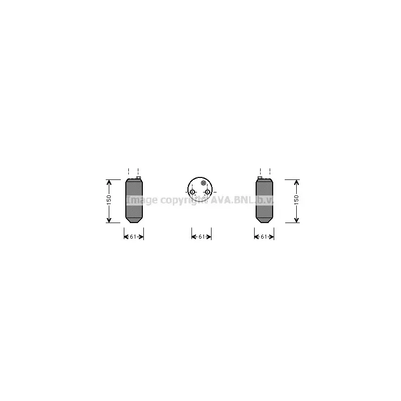 Filtre déshydratant, climatisation AVA QUALITY COOLING HYD001