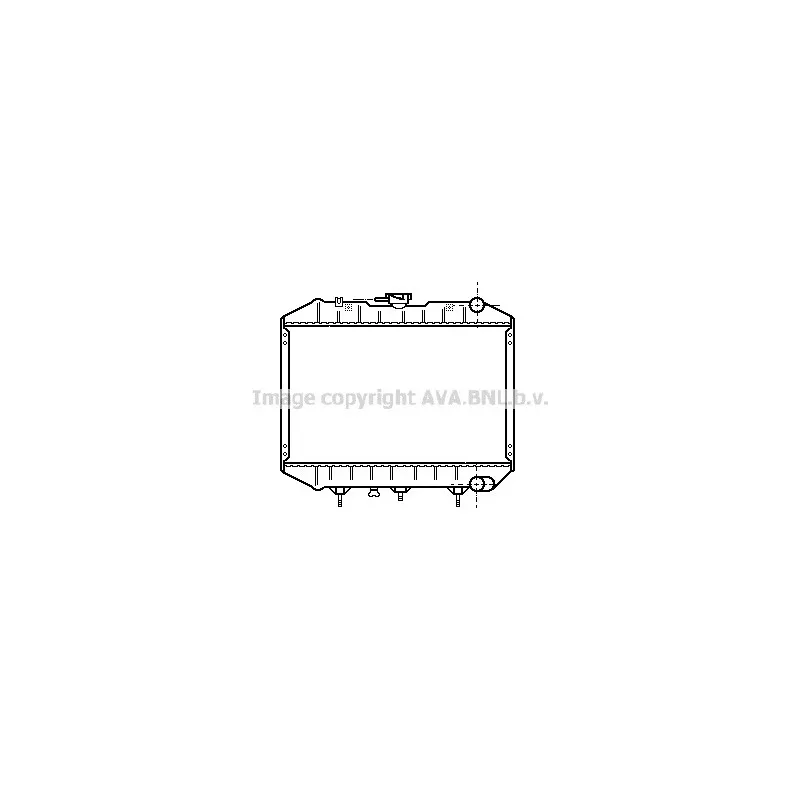 Radiateur, refroidissement du moteur AVA QUALITY COOLING IS2018