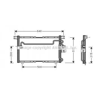 Condenseur, climatisation AVA QUALITY COOLING IS5022