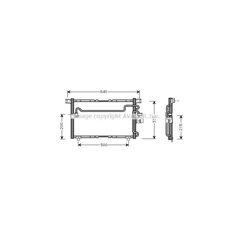 Condenseur, climatisation AVA QUALITY COOLING IS5022