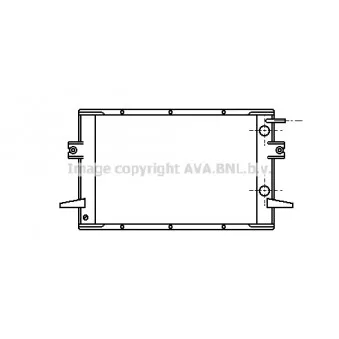 Radiateur, refroidissement du moteur AVA QUALITY COOLING IV2026