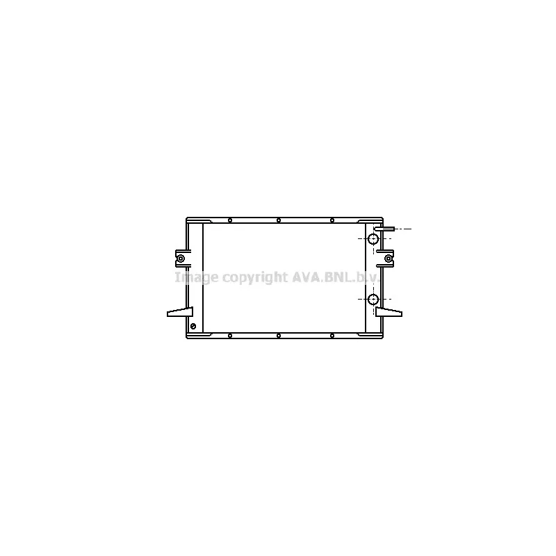 Radiateur, refroidissement du moteur AVA QUALITY COOLING IV2026