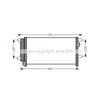 Condenseur, climatisation AVA QUALITY COOLING IVA5089D