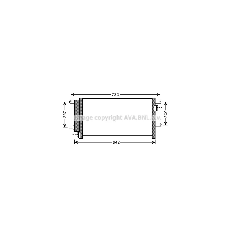 Condenseur, climatisation AVA QUALITY COOLING IVA5089D