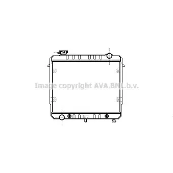Radiateur, refroidissement du moteur AVA QUALITY COOLING JE2003