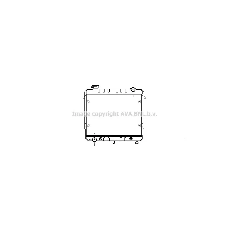 Radiateur, refroidissement du moteur AVA QUALITY COOLING JE2003