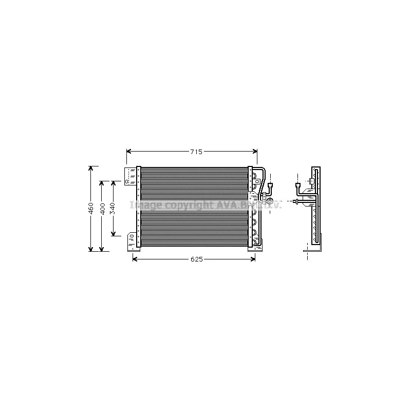 Condenseur, climatisation AVA QUALITY COOLING JE5005