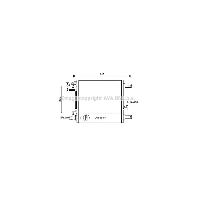 Condenseur, climatisation AVA QUALITY COOLING JE5057
