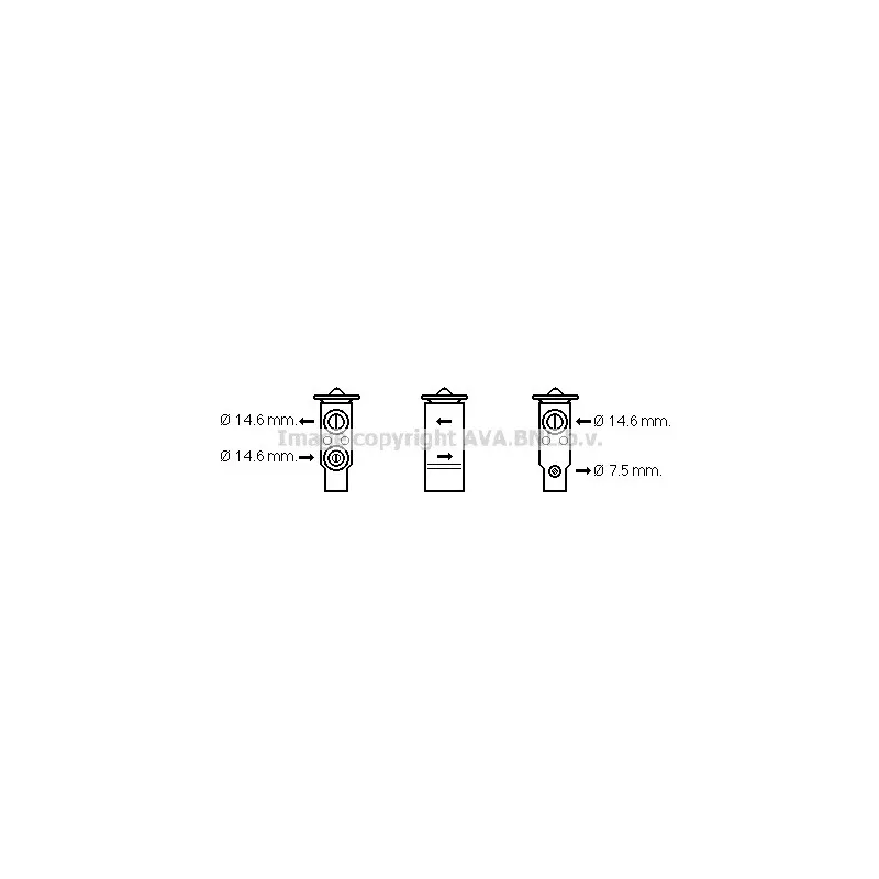 Détendeur, climatisation AVA QUALITY COOLING KA1184