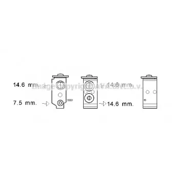 Détendeur, climatisation AVA QUALITY COOLING KA1268